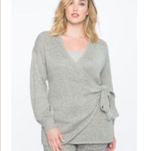 Eloquii Wrap Front Sweater